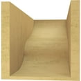 thumbnail image 4 of 9"W x 18"D x 9"H Wide Greensboro Rough Cedar Woodgrain TimberThane Corbel, Primed Tan, 4 of 6