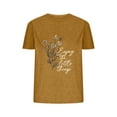 thumbnail image 1 of Camisetas de Verano de Mujer Pequeña Flor Impresa Cuello Redondo Manga Corta Superior, Verano Superior de las Mujeres, 1 of 8