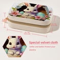 thumbnail image 5 of Easter Velvet Portable Jewelry Box with Removable Compartment - Necklace, Earring, and Travel Organizer - Gift, 5 of 7