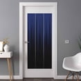 thumbnail image 2 of Navy Blue Black Ombre Window Privacy Film, Modern Abstract Striped Gradient Static Cling UV Sun Blocking Heat Control Window Tint Day and Night, Non-Adhesive One Way Privacy Cover 35.4''x78.7'', 2 of 7