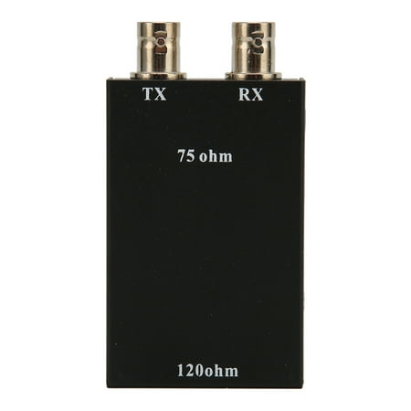 75ohm BNC To 12ohm RJ45 Ethernet Adapter, Stable G.703 Balanced To