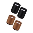 thumbnail image 4 of 4Pcs Furniture Chair Leg Lifts Sofa Feet Table Lifters Block Extenders Brown 6x5cm Black 4x5cm, 4 of 5