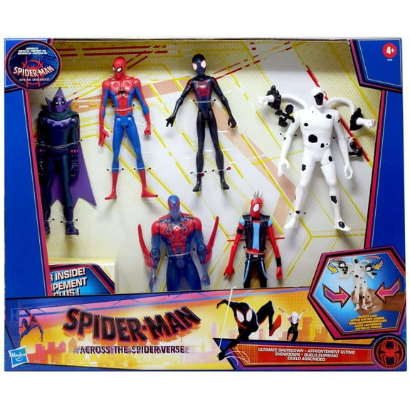 Hasbro Marvel Spider-Man Across the Spider-Verse 6-Pack, Collectible, Multicolor, 4  Years, 1.35 lb