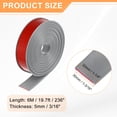 thumbnail image 2 of Uxcell U-Shape Edge Banding 1-3/16" x 19.7ft (30mm x 6M) Self Adhesive TPE Flexible Veneer Tape Soft Edge Strip Protector for Furniture Cabinet Table Protection Repair, Gray, 2 of 7