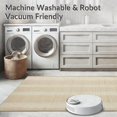 thumbnail image 5 of ODIKA 8'x10' Machine Washable Non-Slip Area Rug, Timeless Subtle Herringbone Accent High Traffic Rug, Beige, 16734, 5 of 7