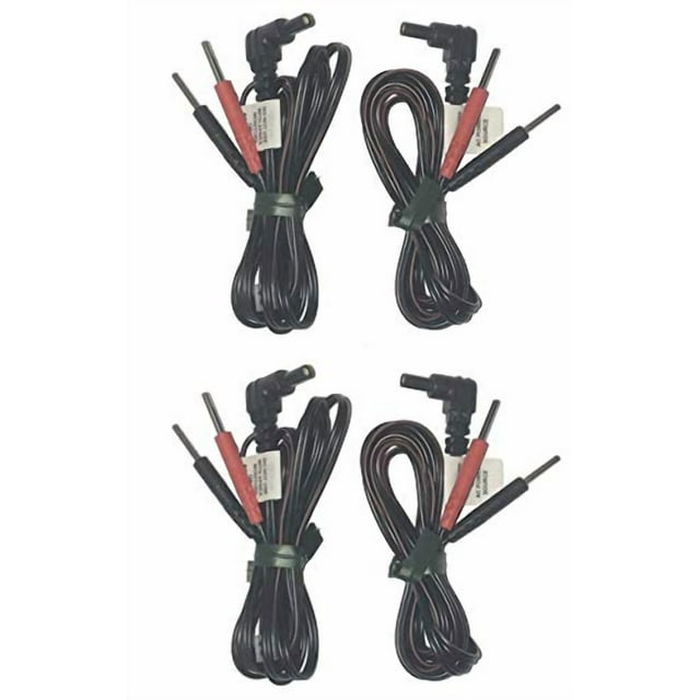 Cables conductores premium Therapist’s Choice® para unidades TENS y EMS – Conector hembra estándar (2)