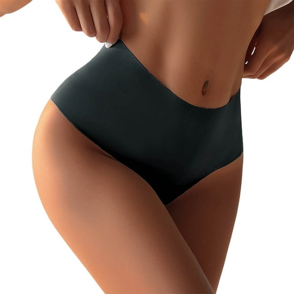 Xijirk Panties for Women,Striped Low Waist Fashion Briefs Colorful Underwear Comfortable Panties Soft Fit for Casual Wear,Womens Underwear,Black,L