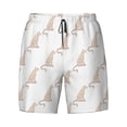 thumbnail image 4 of Lsque Mens Swim Trunks Leopard Print Pattern - Bathing Suit Compression Liner - Beach Swim Shorts Swimwear - (S-3XL) - Stretch Quick Dry -XX-Large, 4 of 9