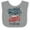 Heather and White, variant on Inktastic Off Road Boys or Girls Baby Bib