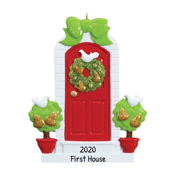 Ornaments by Elves Personalized Partridge Door Christmas Tree Ornaments 2024 Holiday Decors .25lbs