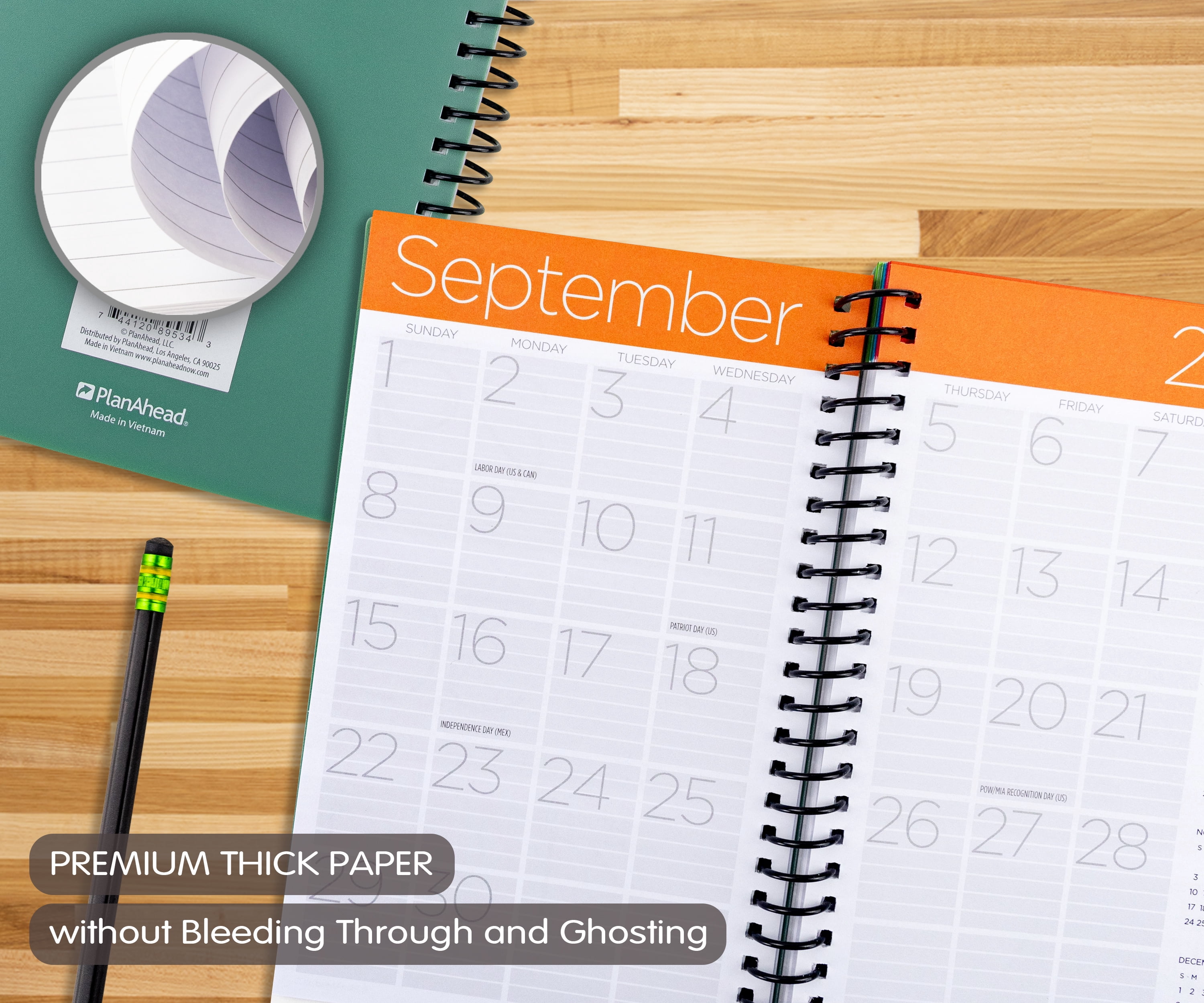 See it Bigger Academic July 2024-June 2025 Weekly Student Planner (8 x 5)