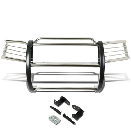 For 2001 to 2004 Ford Escape CD2 Front Bumper Protector Brush Grille Guard (Chrome) 02 03