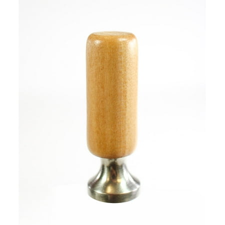 - Wooden Cylinder Lamp Finial Vintage Oak 2.25