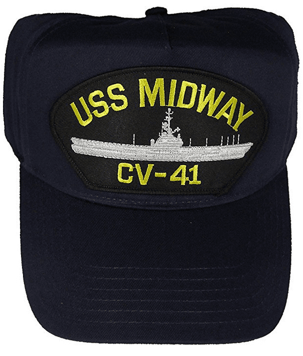 USS Midway CVN 41 US Navy Veteran US Navy Military Ship Sign Wall Clock 
