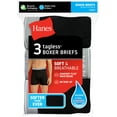 Shop Hanes Men's Black/Grey Boxer Briefs, 3 Pack Great Prices Await