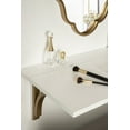thumbnail image 5 of Kate and Laurel Corblynd Wood Wall Mounted Desk, White/Gold 30x16x16, 5 of 11