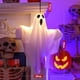 thumbnail image 2 of Qarigey Decoración de fiesta de Halloween, luces LED de tafetán de poliéster suave, larga vida útil, accesorios de decoración de Halloween Disfraces de disfraces blanco, 2 of 6