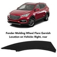 thumbnail image 3 of Guarnición De Llamarada De Rueda, Guarnición De Llamarada De Moldura 87742 4Z000 Protección Contra Rayones Trasera Derecha Profesional Para Santa Fe Sport 2.0L 2.4L, 3 of 8