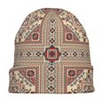 thumbnail image 7 of Naloa Fashion Tatreez1 Soft Beanie Hat, Knit Beanie Daily Beanie in Fine Knit for Women Men Winter Travel, Outdoor, 7 of 7