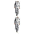 thumbnail image 3 of yingyy 1/2/3/5 Maison Salon Spa Sauna Combinaison Course Exercice Mise en Forme Veste de Survêtement Réutilisable Lavable PVC Combinaisons de Sport Argent TTTG 2 Pcs, 3 of 6