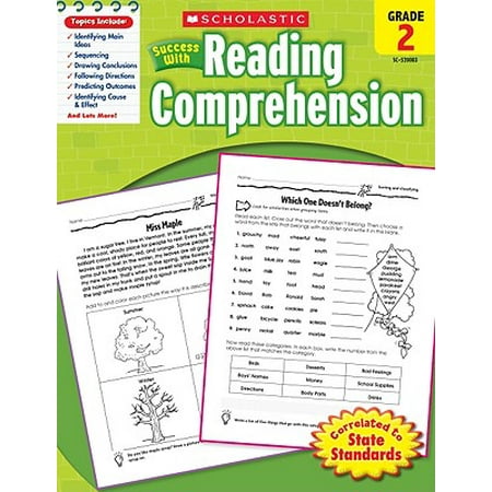 - Scholastic Success with Reading Comprehension, Grade 2
