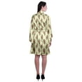thumbnail image 4 of Moomaya Printed Womens Kimono Sleeve Robes Satin Silk Getting Ready Bridal Robe Coverup, 4 of 7