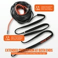 thumbnail image 4 of VEVOR Synthetic Winch Rope, 3/8 Inch x 85 Feet 26,500 lbs Synthetic Winch Line Cable Rope with Protective Sleeve + Forged Winch Hook + Pull Strap, Universal Fit for SUV, Large Off-Road Vehicle, Truck, 4 of 9