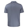 thumbnail image 3 of Men's Cutter & Buck  Navy/White Syracuse Orange Forge Eco Double Stripe Stretch Recycled Polo, 3 of 3