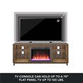 thumbnail image 6 of Lumina Deluxe Fireplace TV Stand for TVs up to 70", Walnut, 6 of 9