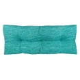 thumbnail image 2 of Klear Vu Indoor/Outdoor Stain Fade Water and UV Resistant Bench Chion, 43" x 19" x 4", Remi Teal, 2 of 4
