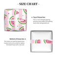 thumbnail image 3 of Rocae Watermelon for High-grade Leather Tissue Box, Exquisite Fashionable Design, Office Tissue Box, Waterproof Family Tissue Box, 3 of 8