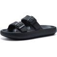 thumbnail image 1 of Slides for Women Men Pillow Slippers Double Buckle Adjustable Sandals EVA Recovery Slides, 1 of 6