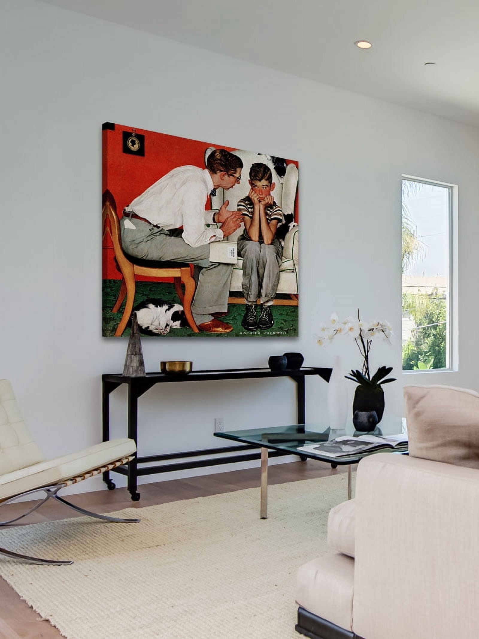Marmont Hill "Facts of Life" by Norman Rockwell Painting Print on Canvas