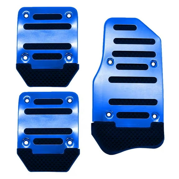 YaoHuan Car Pedal Pads, Non-Slip Foot Covers for Brake and Gas Pedals, Aluminum Alloy Design for Easy Installation and Enhanced Safety