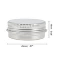 thumbnail image 3 of Unique Bargains 12pcsPortable Travel Cosmetic Jar for Liquid Creams 15ml 0.51 Oz Silver Tone, 3 of 6