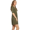 thumbnail image 3 of Women's Trendy Style Baby Doll Solid Dress, 3 of 5