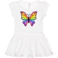thumbnail image 3 of Inktastic Butterfly with rainbow wings Girls Baby Dress, 3 of 5