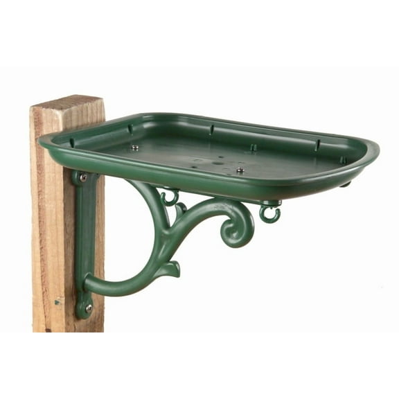 Outdoors Bird Feeder - Tray for Wild Birds and Squirrels for Outside - Cardinal, Finch, Thistle Bird, Woodpecker, Bluebird and More - Outdoor Feeding Station for Garden and Yard - Heavy Duty Platform