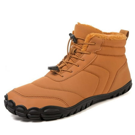 

Ediodpoh Autumn And Winter Thick Soled Cott on Shoes Men And Women Comfortable Warm Snow Boots Padded Thickened Casual Cott on Shoes Man Boots Brown 11.5
