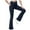 Navy, variant on Xyant Girls Flared Leggings High Waisted V Crossover Casual Yoga Bell Bottoms with Pockets Pants for Kid (Black,9-10 Years)
