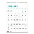 thumbnail image 2 of Blueline 12-Month Large Print Wall Calendar 12 x 17 White/Blue 2021 C173106, 2 of 2