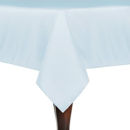 

Ultimate Textile 72 x 120-Inch Rectangular Polyester Linen Tablecloth Ice Blue
