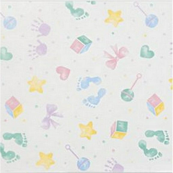 Baby Print Tissue Paper - 20in. x 30in. Sheets - 20 Sheets (43B143)