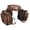 Brown, variant on Reinsman Deluxe Insulated Cooler Saddle Bag - Black