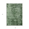 thumbnail image 3 of 3' X 5' Emerald Abstract Washable Non Skid Indoor Outdoor Area Rug, 3 of 3