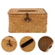 thumbnail image 5 of Caja de servilletas tejidas de ratán, soporte creativo para pañuelos de restaurante, caja de papel de escritorio, 1 ud., 5 of 5