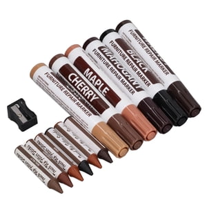 Furniture Markers, 6Pcs Scrub Resistant Assorted Color Wood Furniture Markers  For Floor