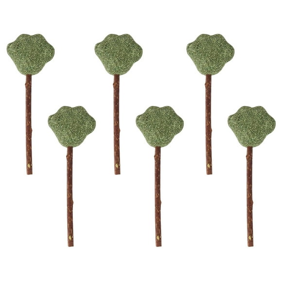 6PCS Catnip Lollipop Catnip Chewing Toy Cleaning Teeth Molar Tool Chewing Stick