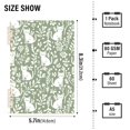thumbnail image 2 of FORMRS 1-Subject Spiral Notebook 8" x 5" College Ruled 60 Refillable Sheet A5 Hard Cover, Green Floral Cat Pattern, 2 of 7