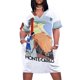 thumbnail image 1 of Vestido holgado con bolsillo para mujer póster de viaje de MONTE CARLO Tennis Monaco 1930, 1 of 6